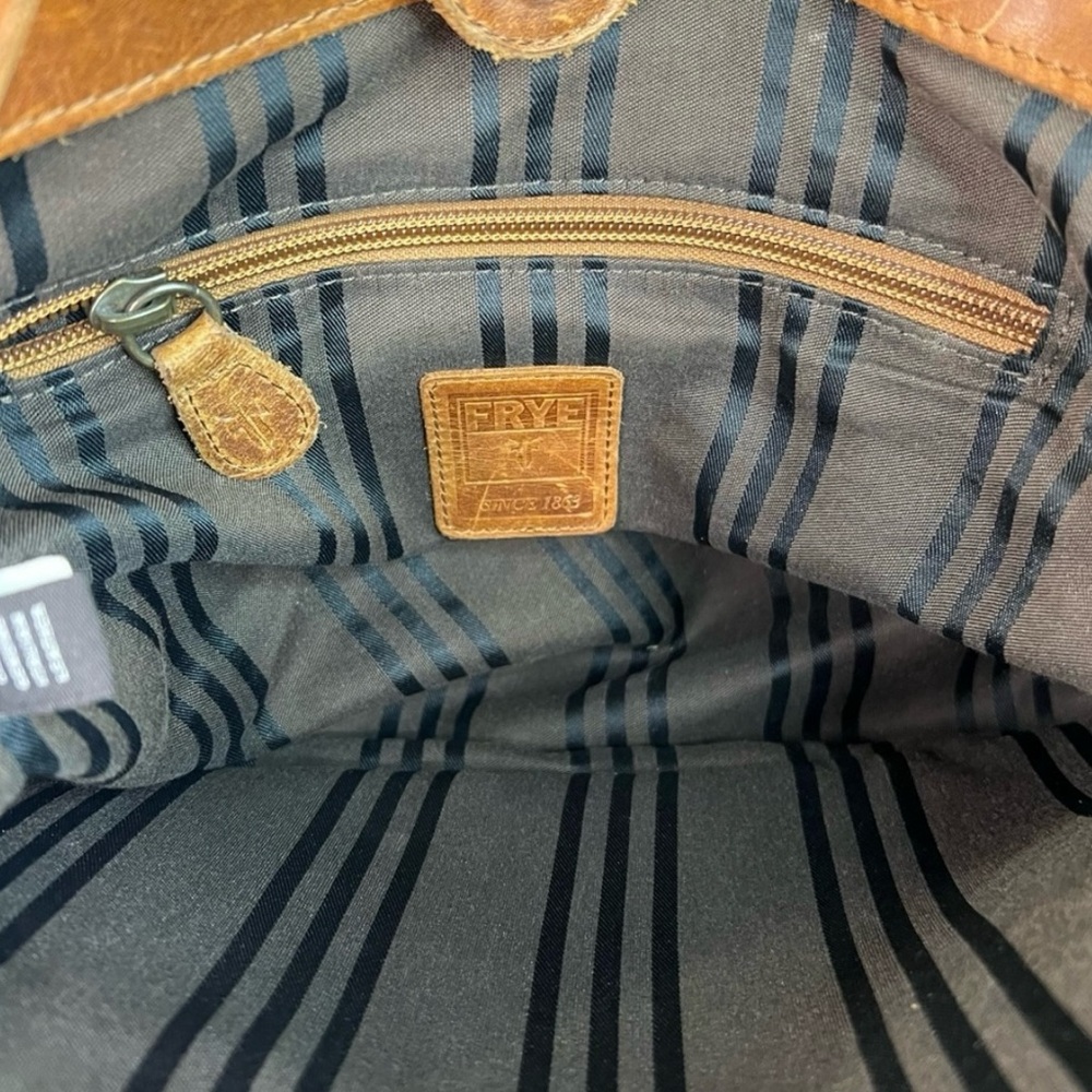 Frye Melissa Leather Tote- distressed style - Picture 9 of 10
